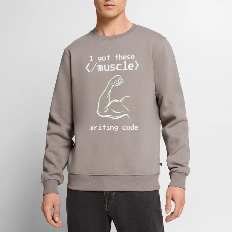 J’ai eu ces codeurs de programmeur de code d’écriture musculaire Pull Premium bio Homme