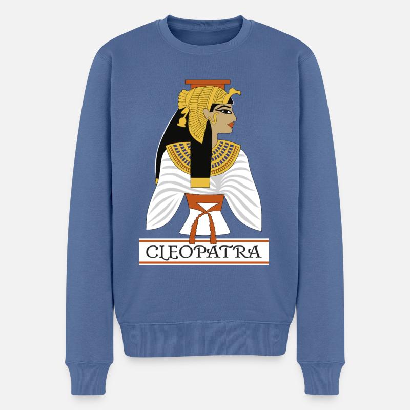 Cléopâtre - Pull Premium bio Homme - bleu pigeon