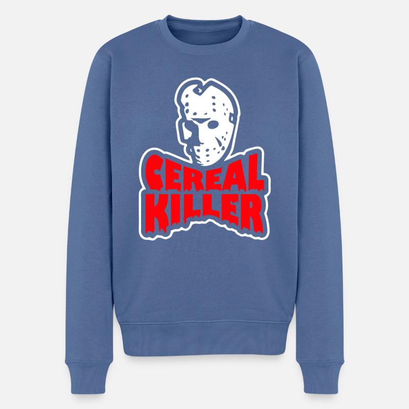 Cereal Killer - Pull Premium bio Homme - bleu pigeon