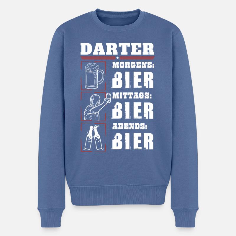 Mon quotidien de dard - Pull Premium bio Homme - bleu pigeon