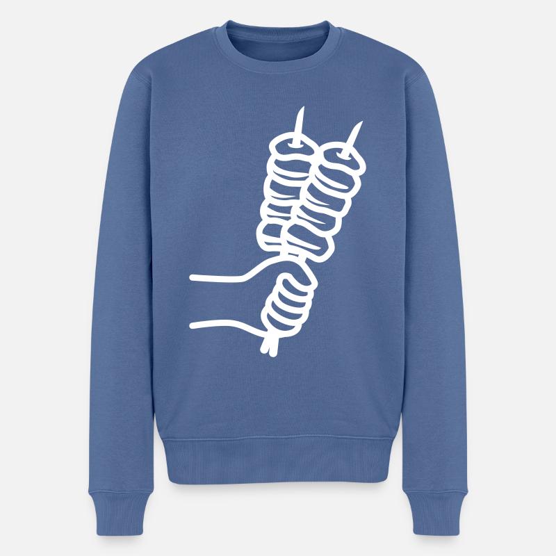 Icône de grille Spieß - Pull Premium bio Homme - bleu pigeon