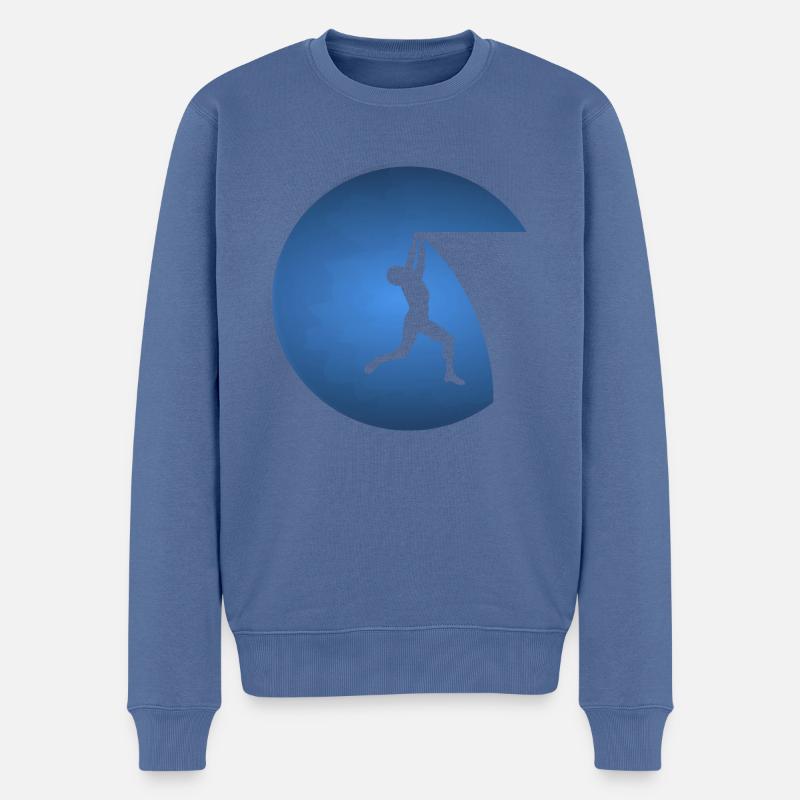Escalade - Pull Premium bio Homme - bleu pigeon
