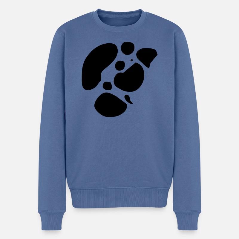 OnPoint - Männer Premium Bio Pullover - Taubenblau