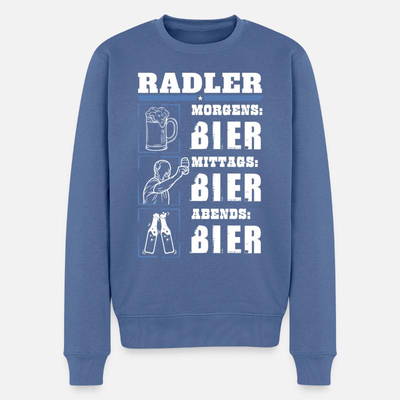 Mon quotidien de magicien - Pull Premium bio Homme - bleu pigeon