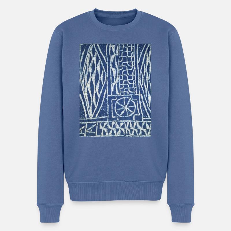 Ndop - Pull Premium bio Homme - bleu pigeon