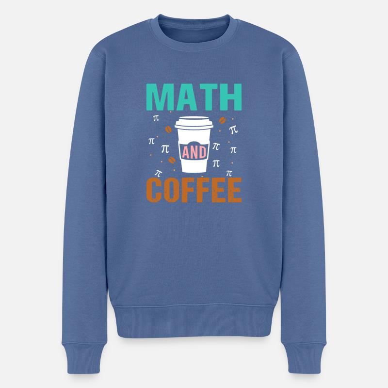 Mathematik Mathematiker Mathelehrer - Männer Premium Bio Pullover - Taubenblau