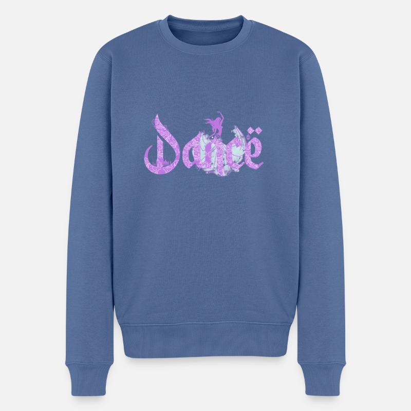 Danse danse du ventre - Pull Premium bio Homme - bleu pigeon