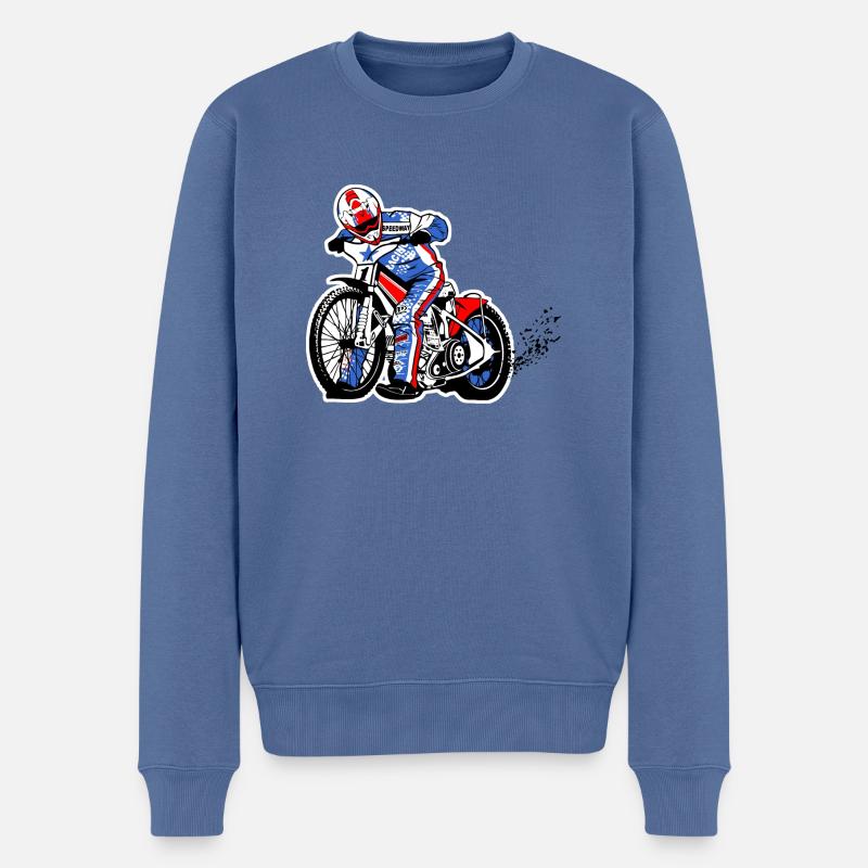 Speedway - Pull Premium bio Homme - bleu pigeon