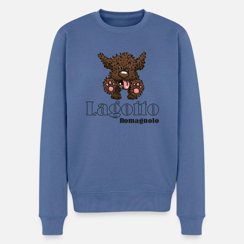 jump1 2 - Pull Premium bio Homme - bleu pigeon