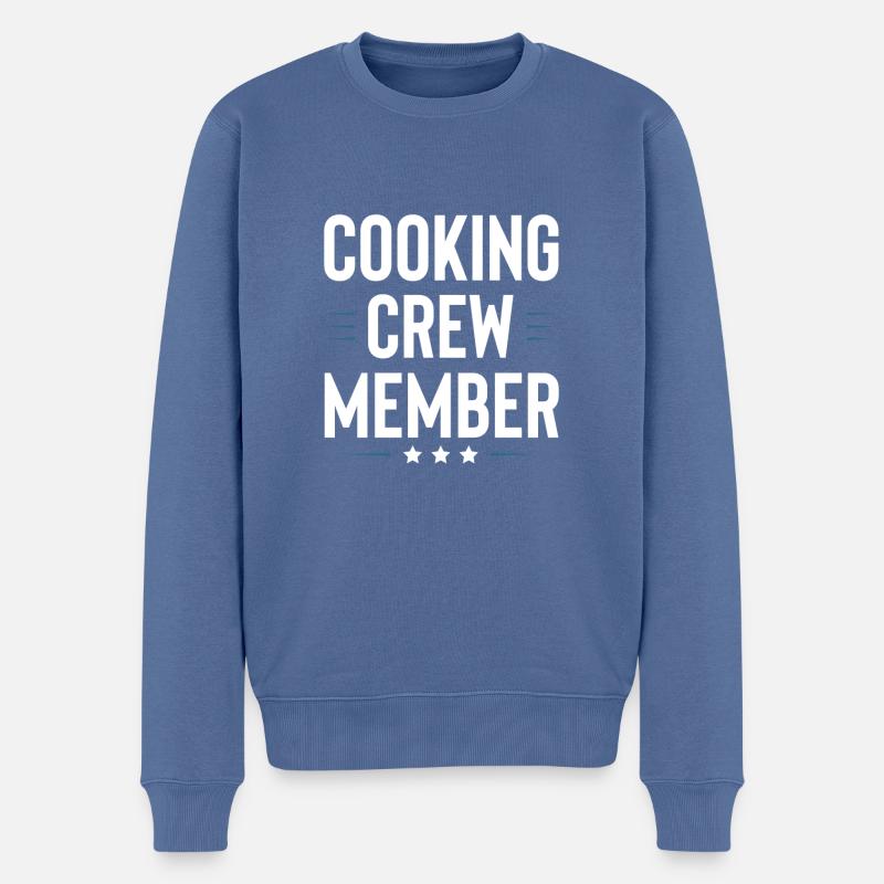 Équipe de cuisine - Pull Premium bio Homme - bleu pigeon