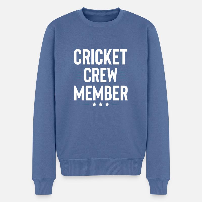 Équipe de cricket - Pull Premium bio Homme - bleu pigeon