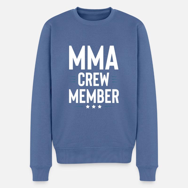 Équipe de MMA - Pull Premium bio Homme - bleu pigeon