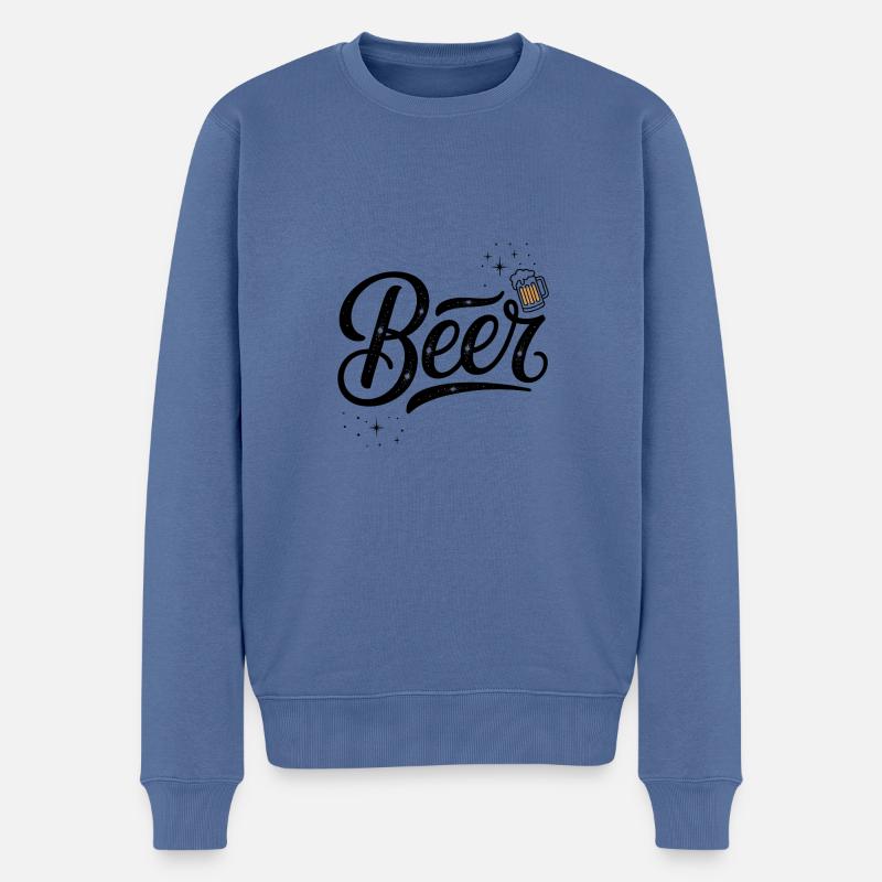 Beer - Cool Beer Logo - Pull Premium bio Homme - bleu pigeon