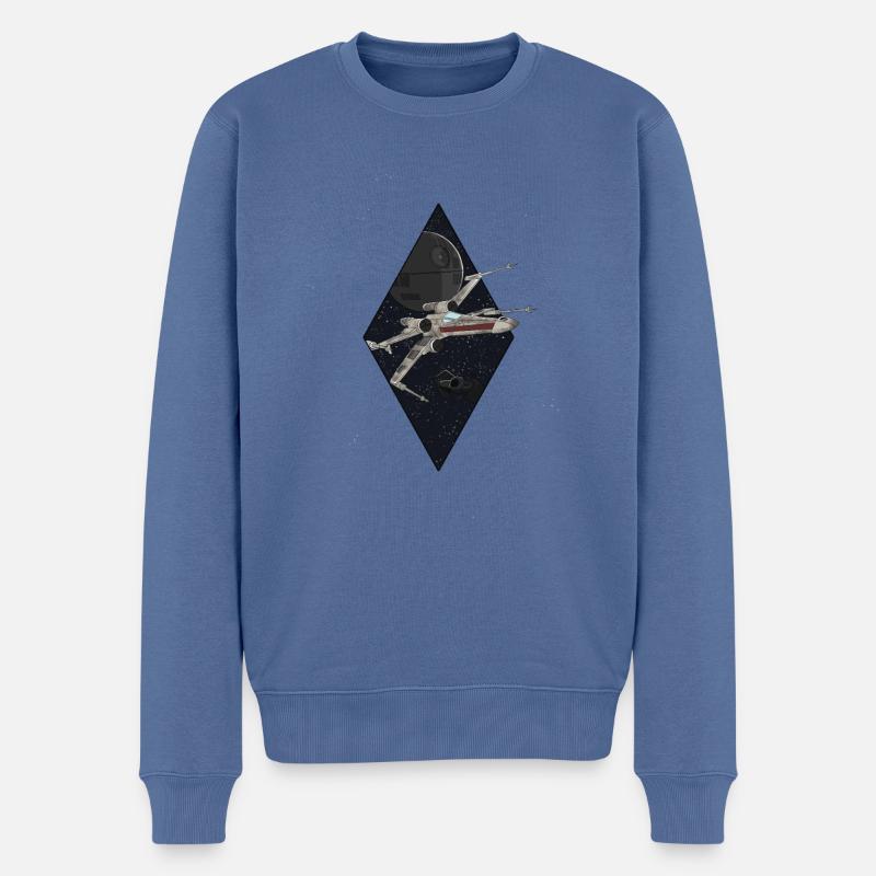 Xwing - Pull Premium bio Homme - bleu pigeon