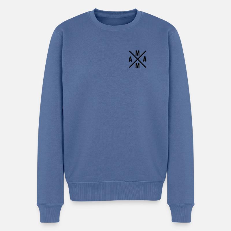 Mignon X Maman Design pour les mamans et les mamies - Pull Premium bio Homme - bleu pigeon