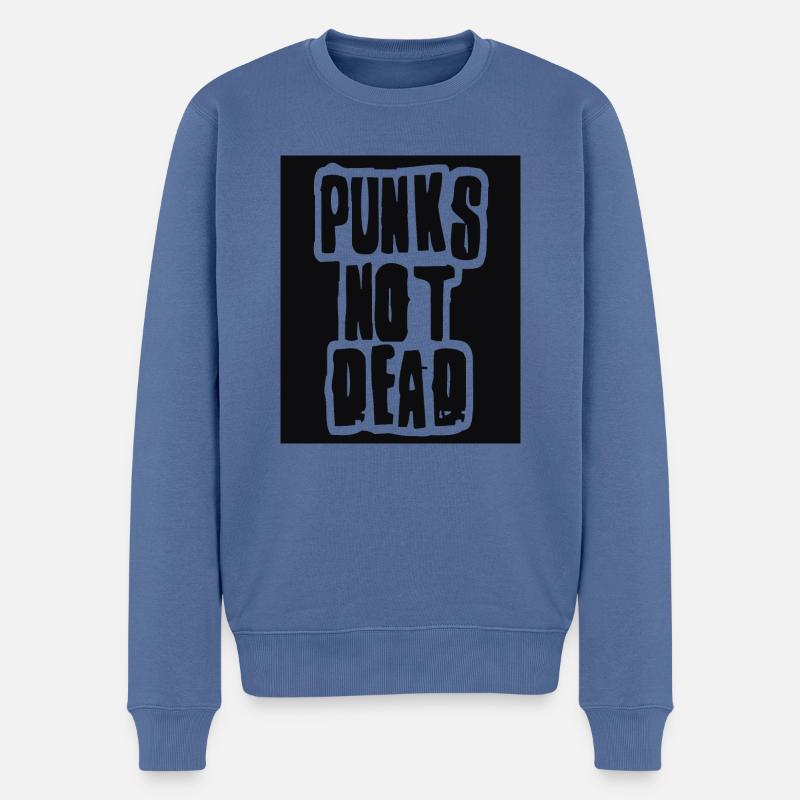 Punks Pas Tot Rascal Gangster - Pull Premium bio Homme - bleu pigeon