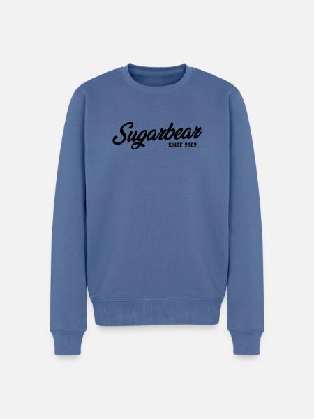 Funny Sugarbear Since 2002 - Men's Premium Organic Jumper - stone blue