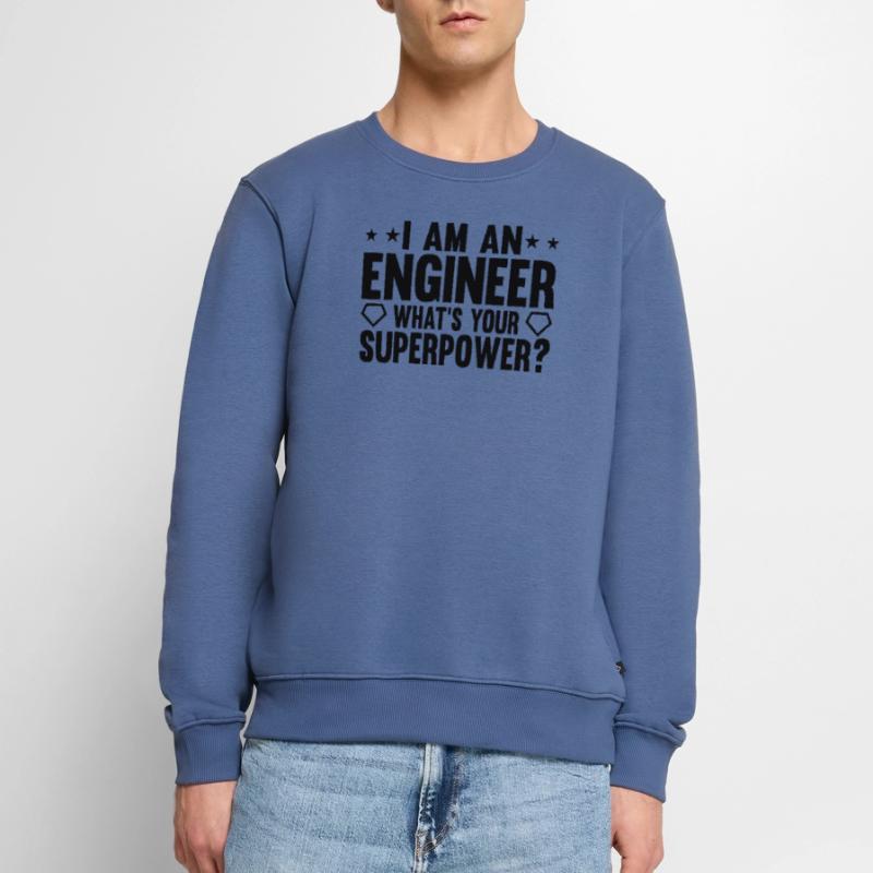 Engineer Brain Mechanical Engineering Electrical Engineering Math Men's Premium Organic Jumper