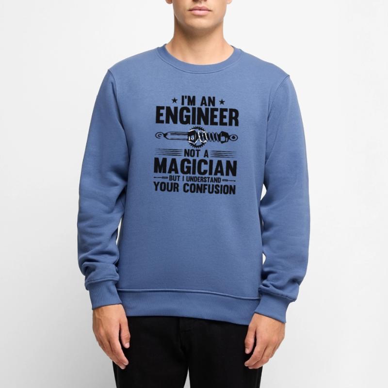 Engineer Brain Mechanical Engineering Electrical Engineering Math Men's Premium Organic Jumper