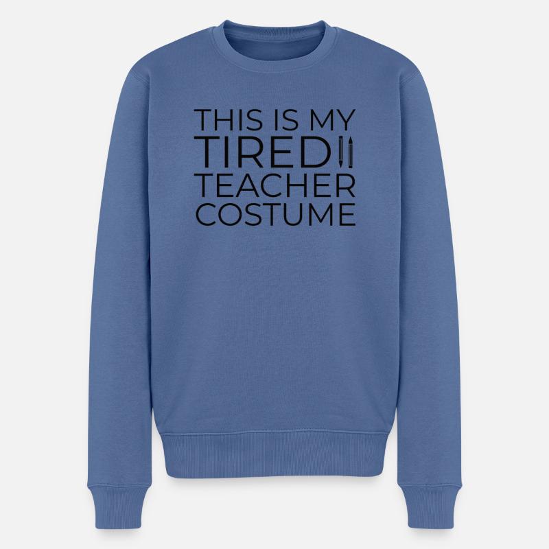 Profession enseignante - Pull Premium bio Homme - bleu pigeon