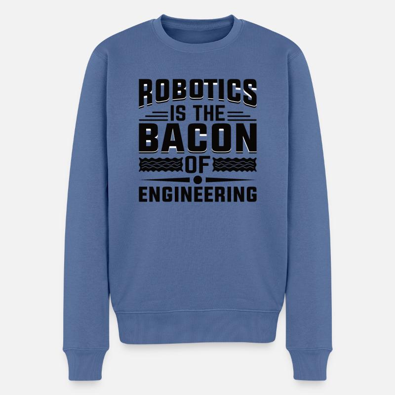 Roboter Programmierer Automatisierungstechniker - Männer Premium Bio Pullover - Taubenblau