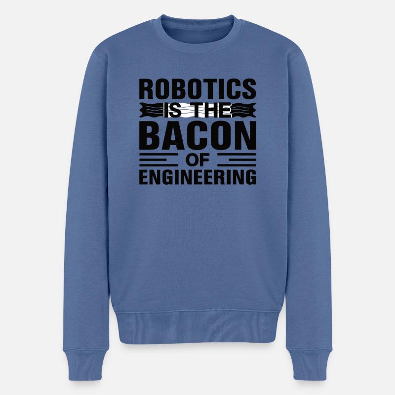 Roboter Programmierer Automatisierungstechniker - Männer Premium Bio Pullover - Taubenblau