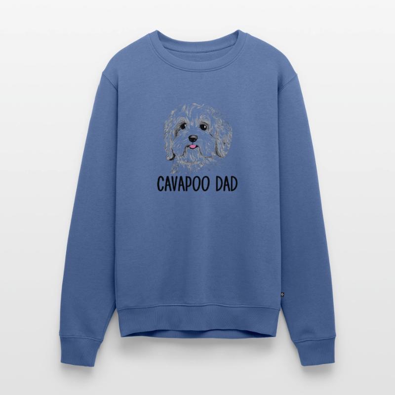 cavapoo dad, cavapoo Männer Premium Bio Pullover