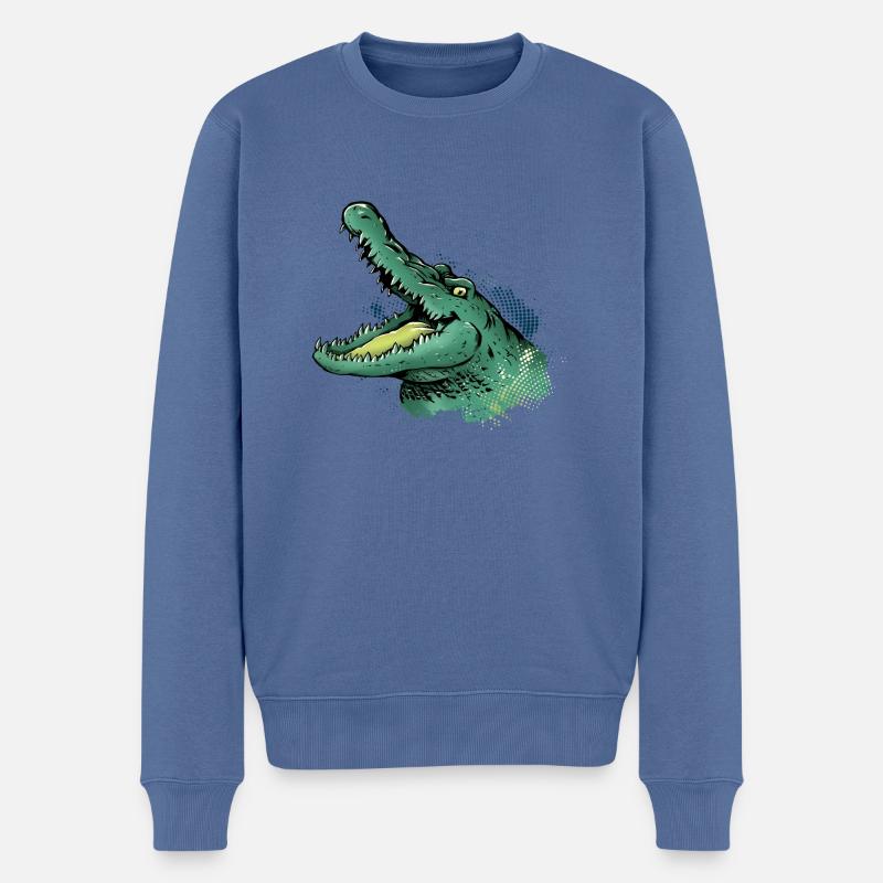 KOKoDriLiTo Kutuxa - Männer Premium Bio Pullover - Taubenblau