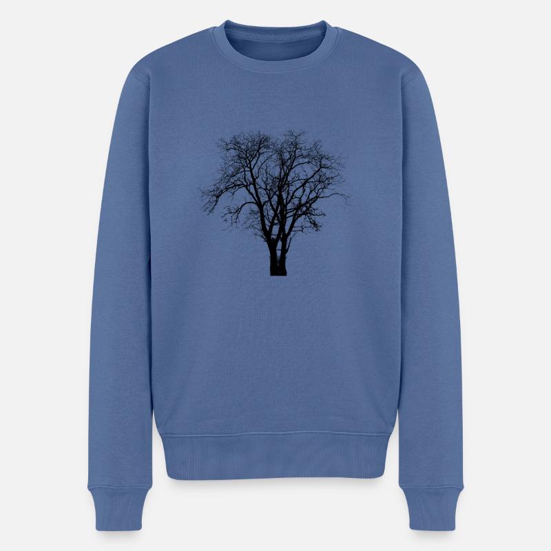 Arbre sec - Pull Premium bio Homme - bleu pigeon
