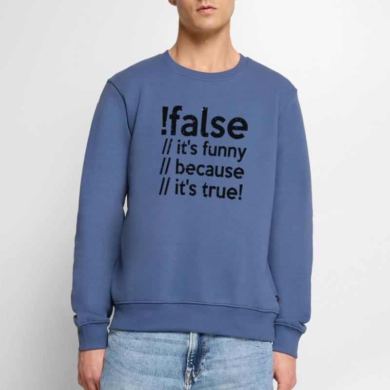 Programmierer false true Informatiker Student Code Männer Premium Bio Pullover