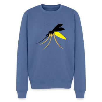 Mosquito - Men's Premium Organic Jumper - stone blue - Front - Nico (187cm)