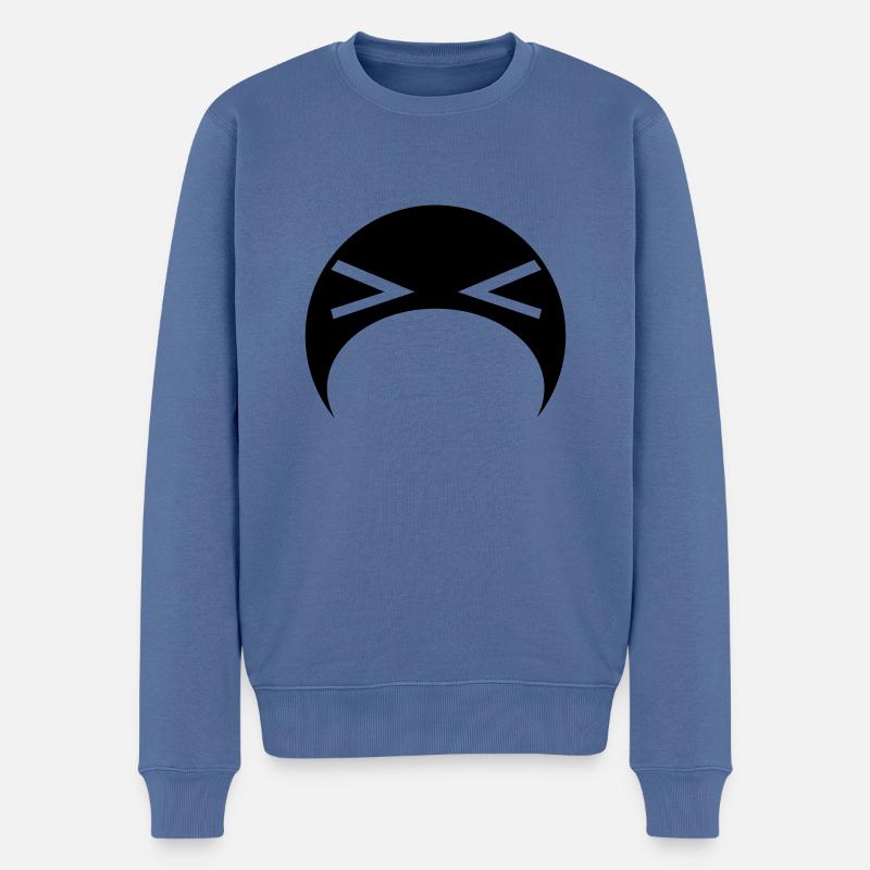 dégueuler - Pull Premium bio Homme - bleu pigeon