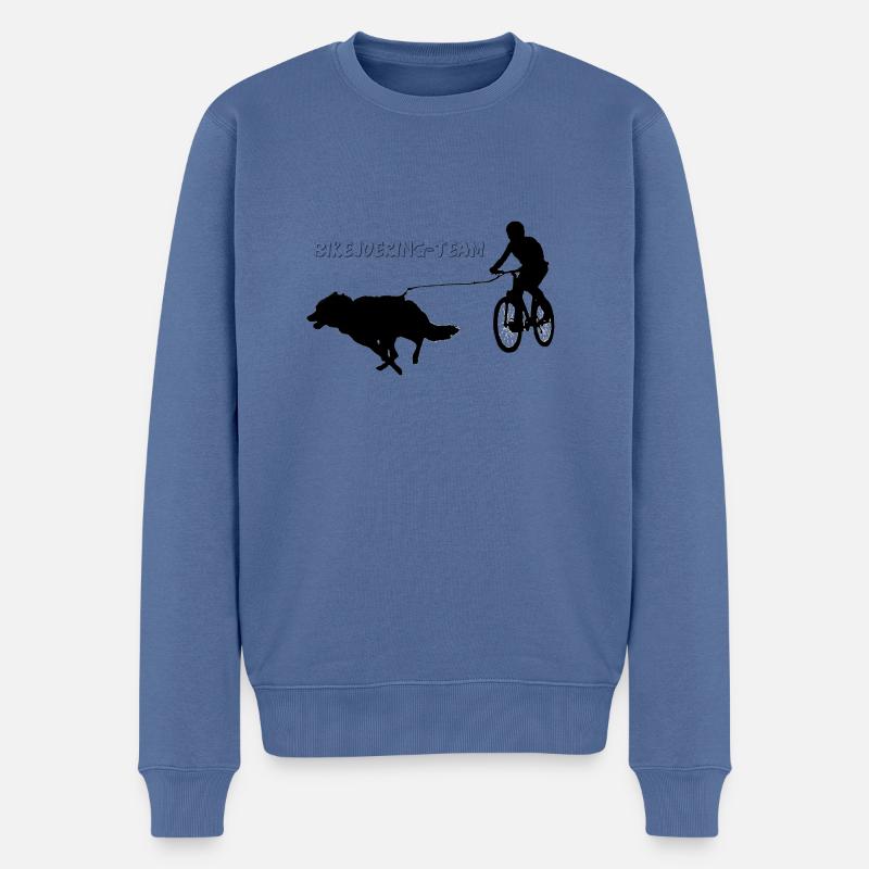 Équipe de motards - Pull Premium bio Homme - bleu pigeon