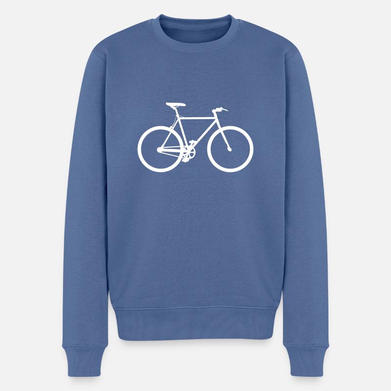 Fixie vélo Cyclisme Cyclisme Cyclisme - Pull Premium bio Homme - bleu pigeon