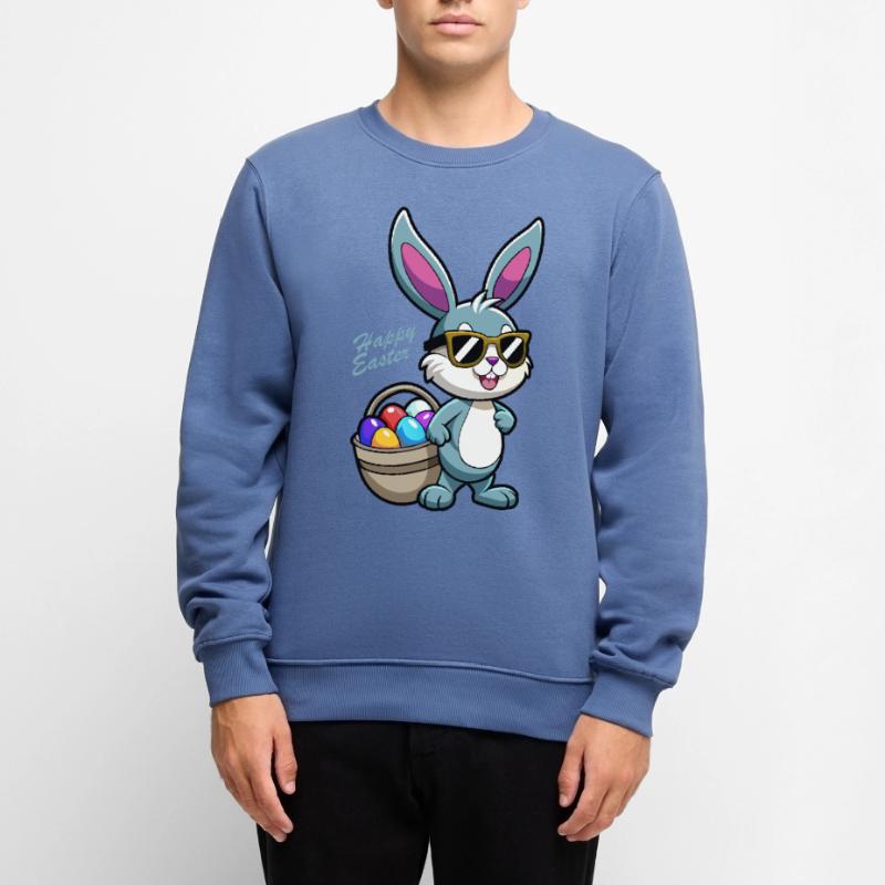 Happy Easter - Easter Bunny - Easter Egg - Gift Men's Premium Organic Jumper