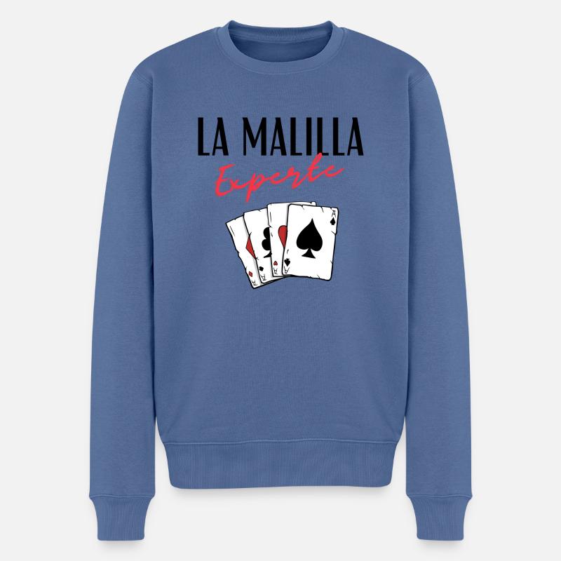 La Malilla Expert - Pull Premium bio Homme - bleu pigeon