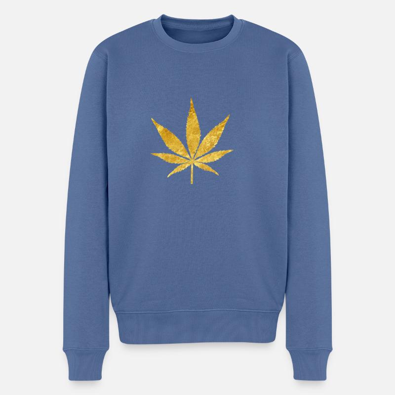 Chanvre de Midas - Pull Premium bio Homme - bleu pigeon