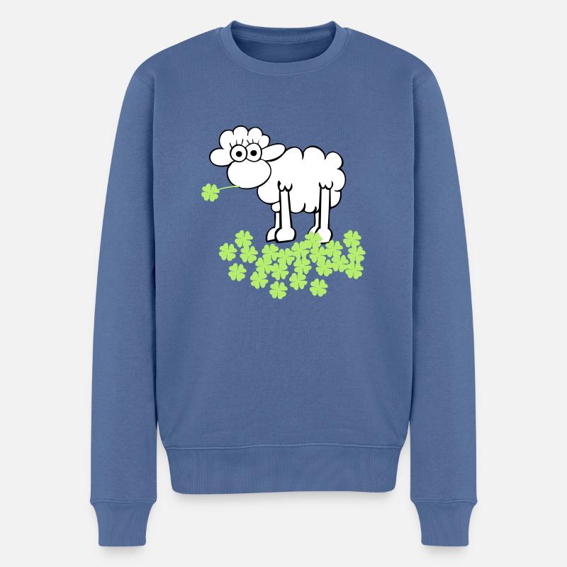 st. Patrick's sheep - Pull Premium bio Homme - bleu pigeon