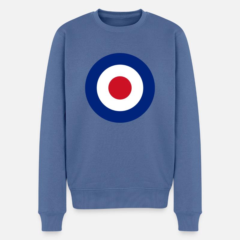 Cible de mod - Logo Randall - Pull Premium bio Homme - bleu pigeon