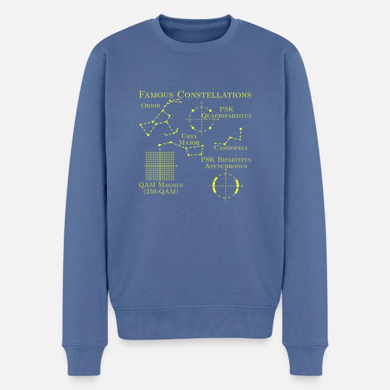 Constellations célèbres - Pull Premium bio Homme - bleu pigeon