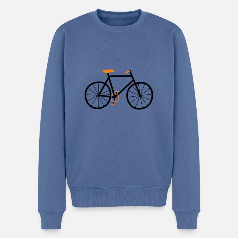 Vélo Vélo Retro - Pull Premium bio Homme - bleu pigeon