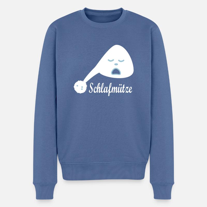 Endormi - Pull Premium bio Homme - bleu pigeon