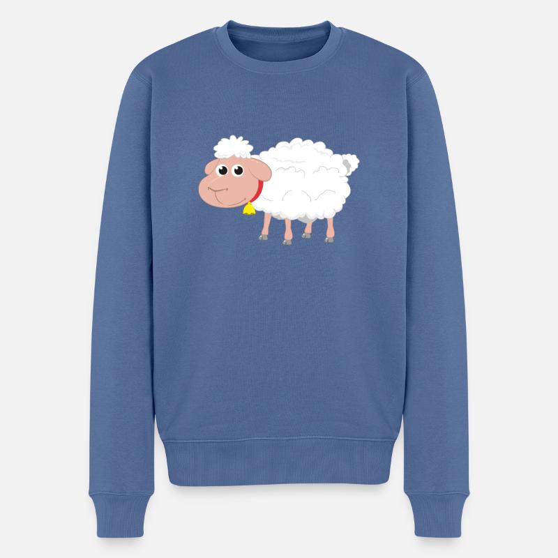 Schaf Schafhüter Mammaschaf Schäfer Schäfchen - Pull Premium bio Homme - bleu pigeon