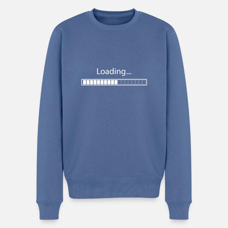 Chargement en cours - Pull Premium bio Homme - bleu pigeon