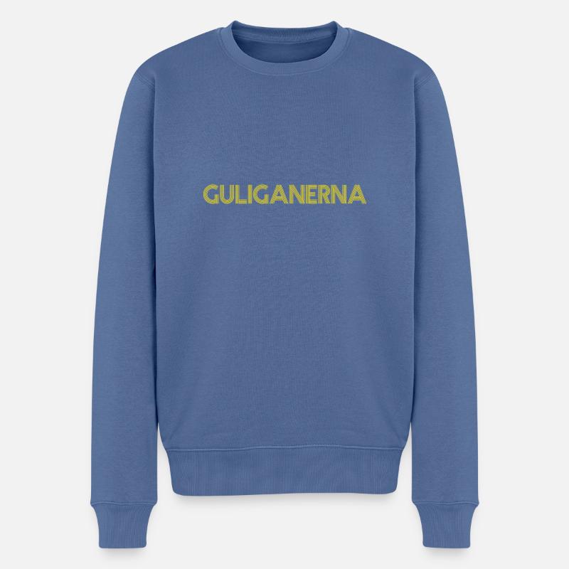 Les Guligans - Pull Premium bio Homme - bleu pigeon