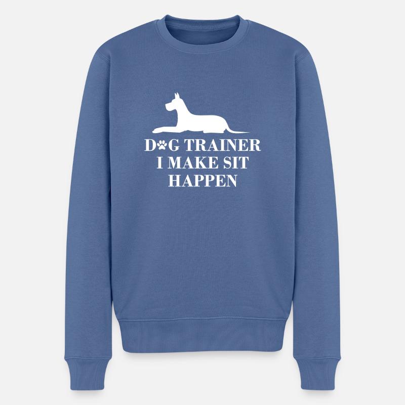 Hund Chien - Pull Premium bio Homme - bleu pigeon