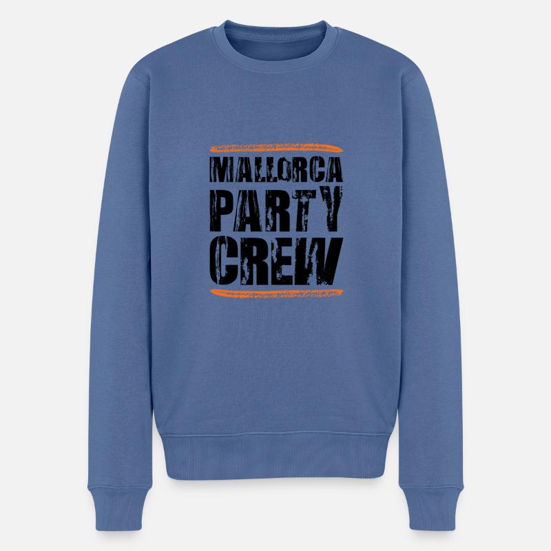Mallorca Party Crew - Pull Premium bio Homme - bleu pigeon