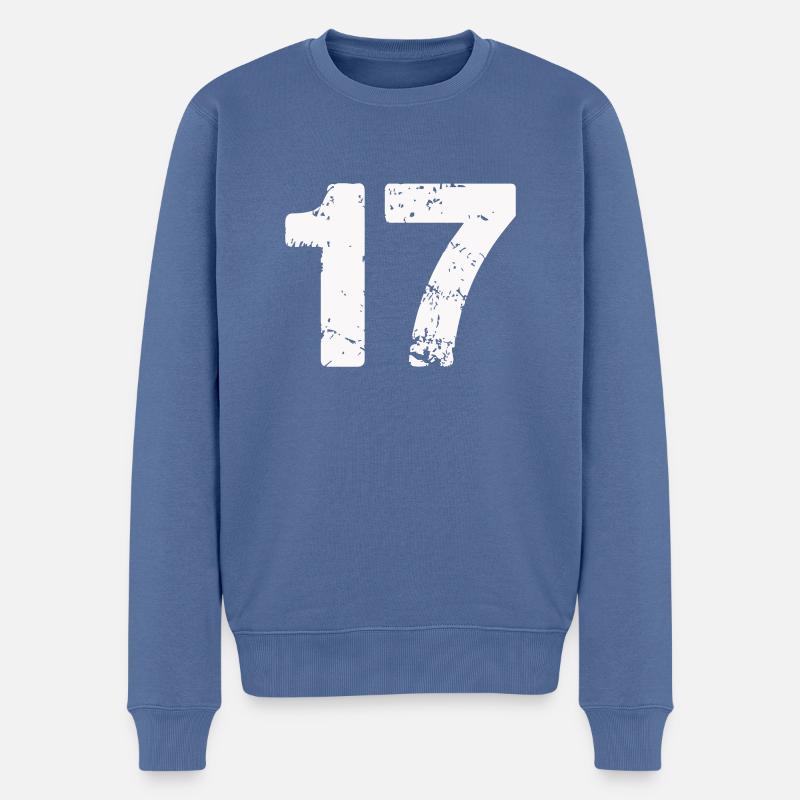 17 - Pull Premium bio Homme - bleu pigeon