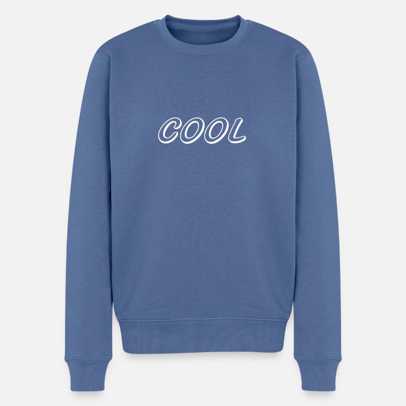 Cool Geschenk Jugendlich - Männer Premium Bio Pullover - Taubenblau