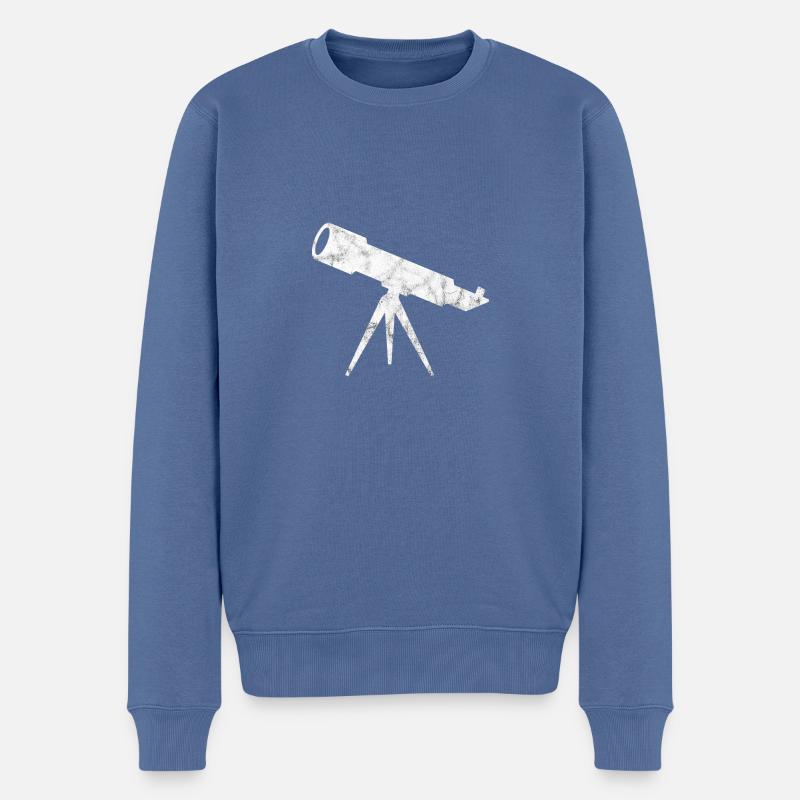 astrologie - Pull Premium bio Homme - bleu pigeon